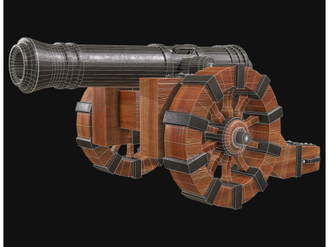 Cannon 2 3D Model