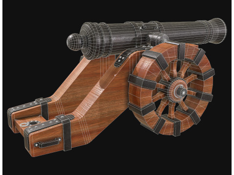 Cannon 2 3D Model