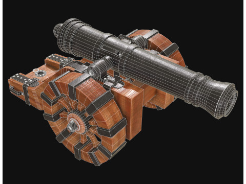 Cannon 2 3D Model