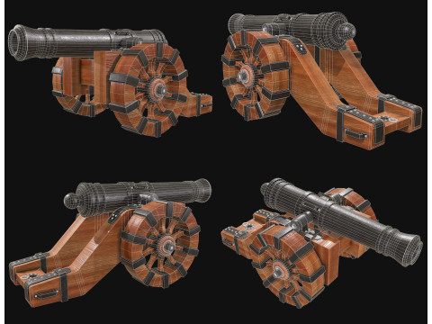 Cannon 2 3D Model