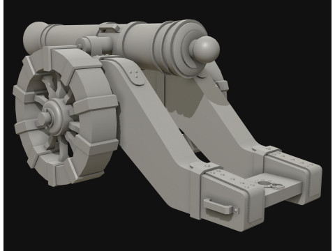Cannon 2 3D Model