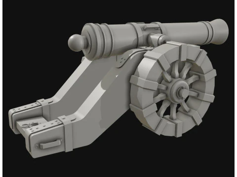 Cannon 2 3D Model