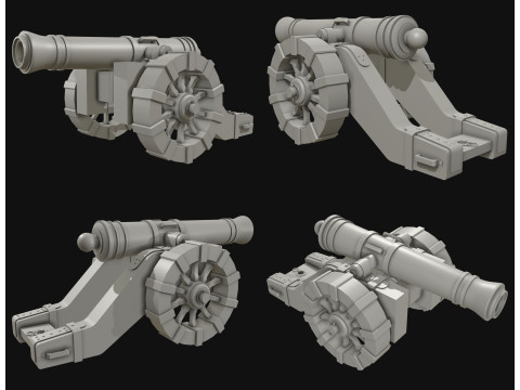 Cannon 2 3D Model