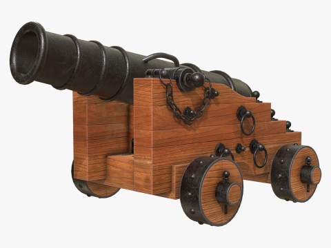 Cannon 3 3D Model