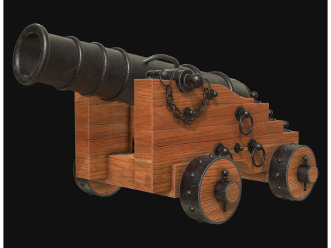 Kanone 3 3D Modell
