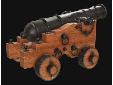 Cannon 3 3D Model