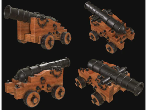 Cannon 3 3D Model