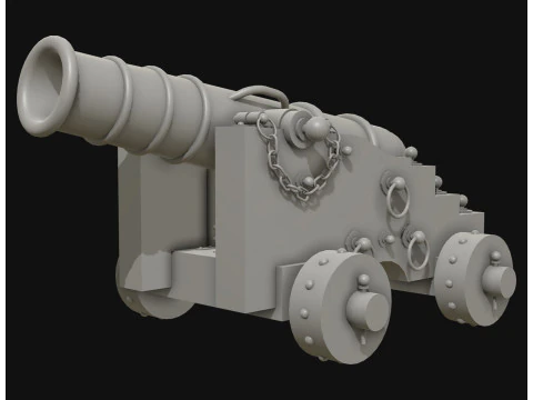 Cannon 3 3D Model