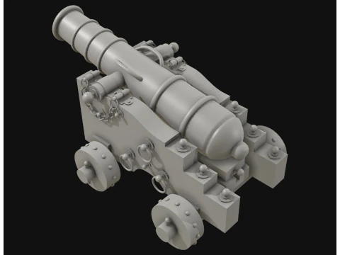 Cannon 3 3D Model