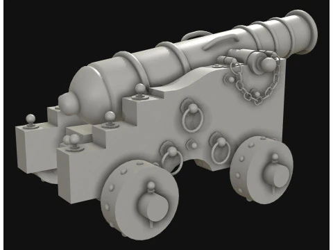 Cannon 3 3D Model
