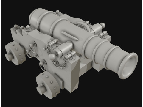 Kanone 3 3D Modell