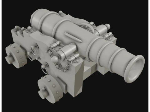 Cannon 3 3D Model