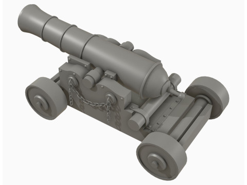 Kanone 4 3D Modell