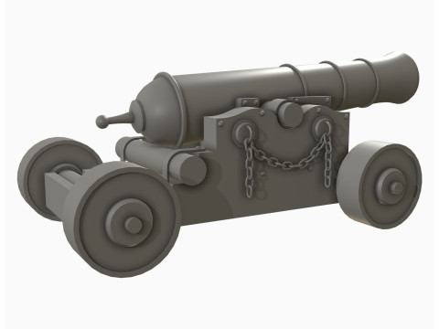 Kanone 4 3D Modell