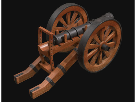 Cannon-1 3D Model