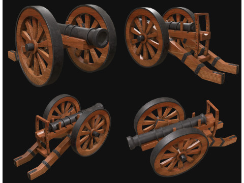 Cannon-1 3D Model