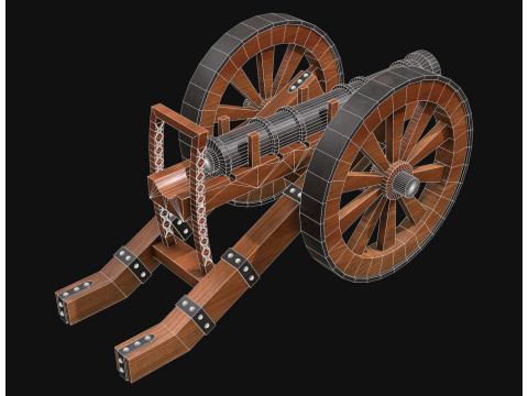 Cannon-1 3D Model