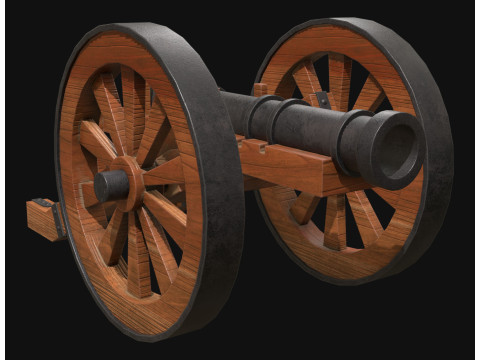 Cannon-1 3D Model