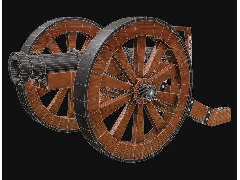 Cannon-1 3D Model