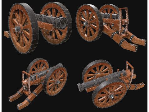 Cannon-1 3D Model