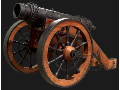 Гармата 5 3D Модель