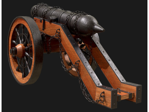 Гармата 5 3D Модель