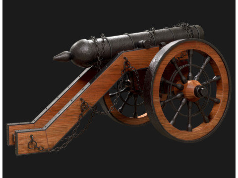 Гармата 5 3D Модель