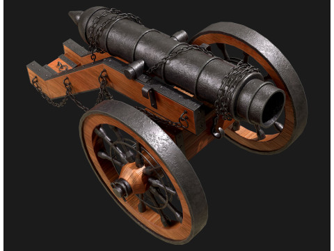 Гармата 5 3D Модель