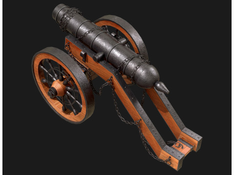 Гармата 5 3D Модель
