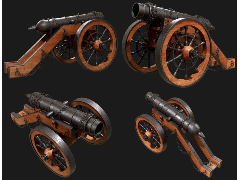 Гармата 5 3D Модель