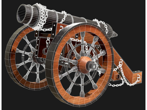 Гармата 5 3D Модель