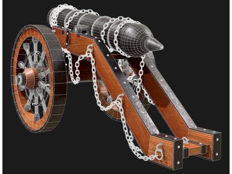 Гармата 5 3D Модель