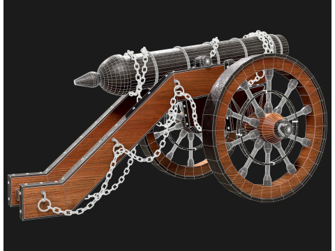 Гармата 5 3D Модель