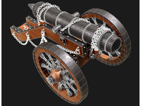 Гармата 5 3D Модель
