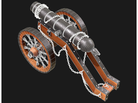 Гармата 5 3D Модель