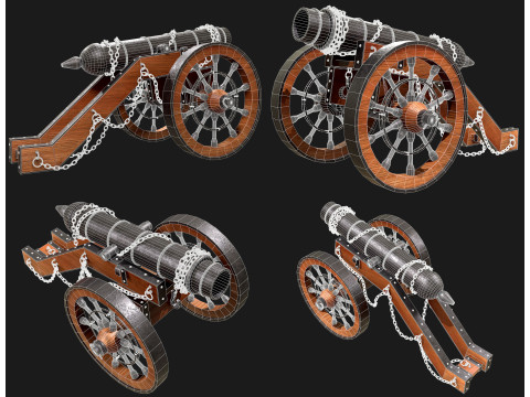Гармата 5 3D Модель