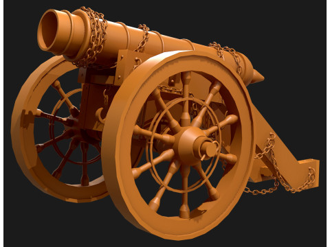 Гармата 5 3D Модель
