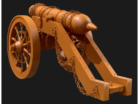 Гармата 5 3D Модель