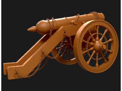 Гармата 5 3D Модель