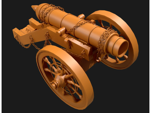 Гармата 5 3D Модель