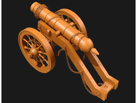 Гармата 5 3D Модель