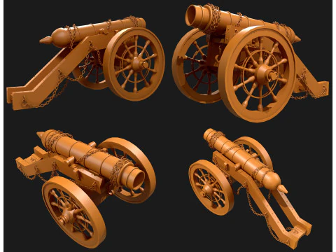 Cannon 5 3D Model