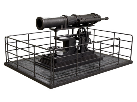 Artilleriekanone 1 3D Modell