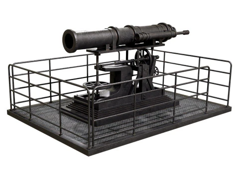 Artillery Cannon 1 3D Model