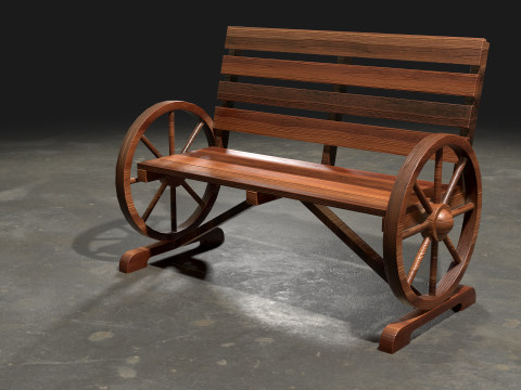 Ławka ogrodnicza 1 Model 3D