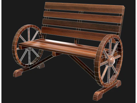 Graden Bench1 3D Model