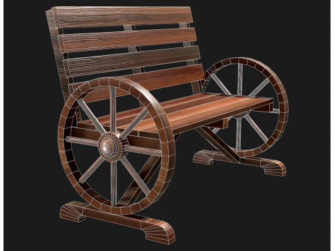 Graden Bench1 3D Model