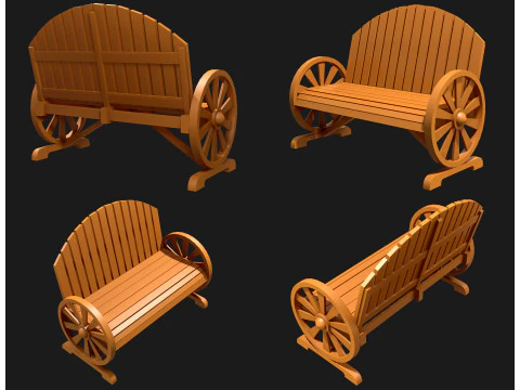 Graden Bench2 3D Model