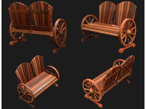 Graden Bench3 3D Model