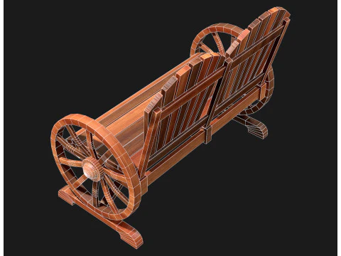 Graden Bench3 3D Model